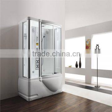 Enclosed massage whirlpool steam shower cabins