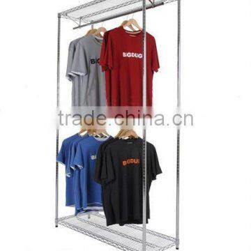 Chrome Metal Clothe racks for commercial,house,supermarket