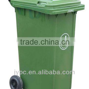 240L wheeled plastic waste bin outdoor