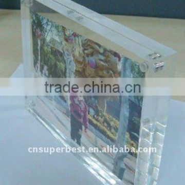 custom clear acrylic frame for insert photos