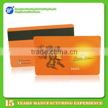 Magnetic stripe smart membership card with 125Khz TK4100 chips