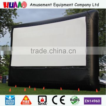 rear projection tv outdoor cinema inflatable movie screen for sale