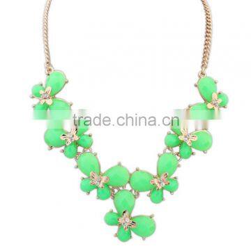>>>2016 New Spring Wholesale Elegant Butterfly Shape Acrylic Necklace/ photo-4
