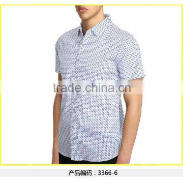 2016 New Collection Men Linen / Cotton Long Sleeve Guayabera Shirt