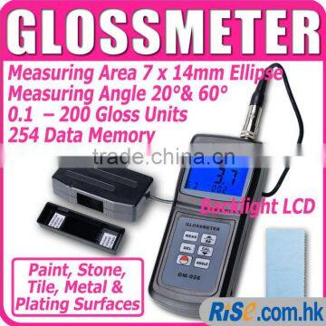 Handheld Digital Gloss Meter 20 & 60 Degree Tile Floor Metal Surface 0.1 ~ 200 w