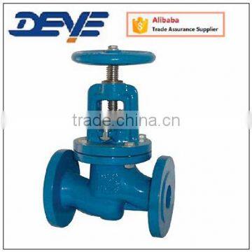 DIN 3202 F1 Gray Cast Iron Flanged Globe Valve Hydraulic