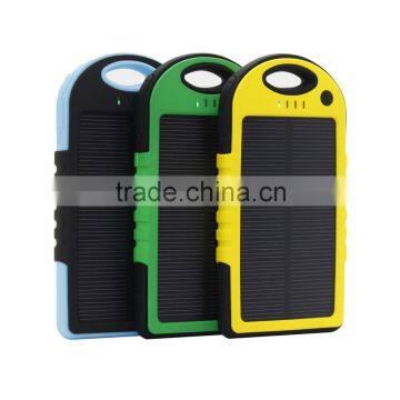 Solar Power Bank Polymer Power Bank Three Proofing Mobile Power Supply Factory OEM 8000mah Power Bank Charging Treasure photo-2