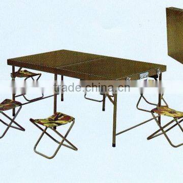 Military camping folding table and chair.field acting equipment