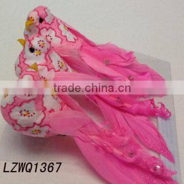 Fancy artificial feather birds LZWQ1367