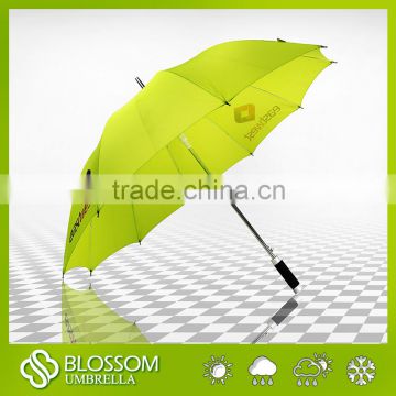 2016 Auto open straight golf umbrella,big outdoor umbrella,face umbrella