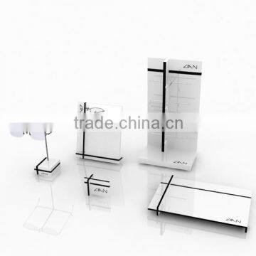 High gloss Eyeglasses Counter Display sunglasses display stand