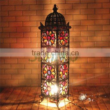 Antique Moroccan floor lamps/ iron cage floor lights/made in china floor lighting