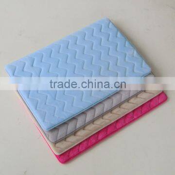 fleece floor mat bath mats with anti slip base