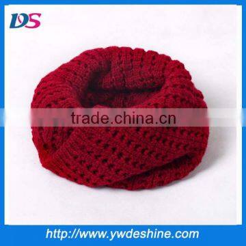 New product high quality knit plain wholesale infinity scarf WJ-643