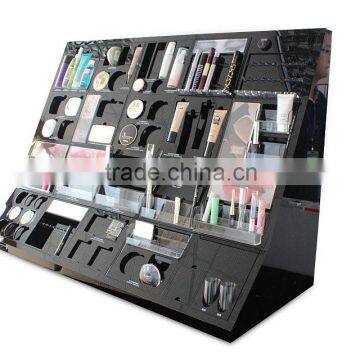 Large factory custom Acrylic cosmetic display cabinet and showcase with Experienced Factory Made