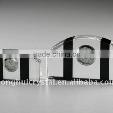 Crystal Glass Gift Clock