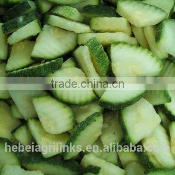 IQF frozen Chinese zucchini