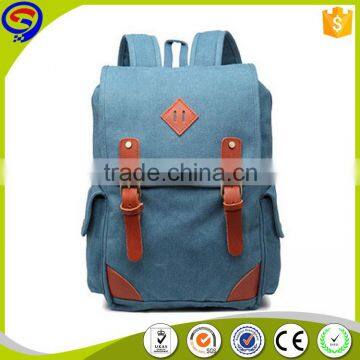 New products fast Delivery youth canvas school backpack