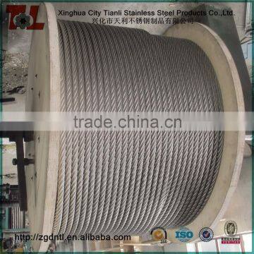 316 Stainless Steel Rope 4mm 7x7 1570 N/mm2 Right Hand Ordinary Lay