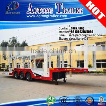 Double Floor Auto Car hauler trailer , car transporter trailer , car carrier trailer for 6-20 units cars or SUV transportation