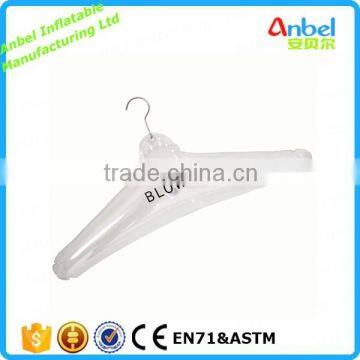 Transparent Inflatable Plastic Clothes Hanger Blow Up Hanger for Drip-Drying Shirts