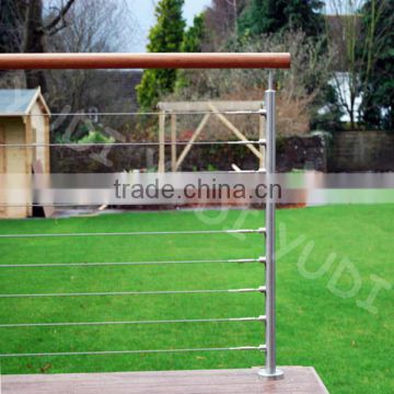 outdoor stainless steel304/306 cable railing design