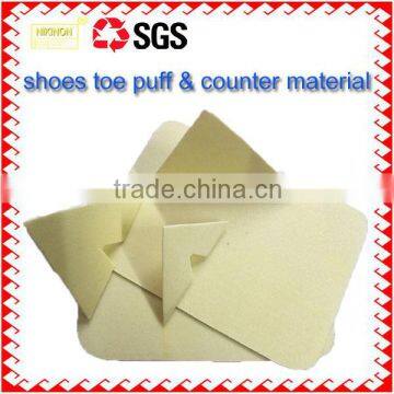 shoe toe puff material solvent material