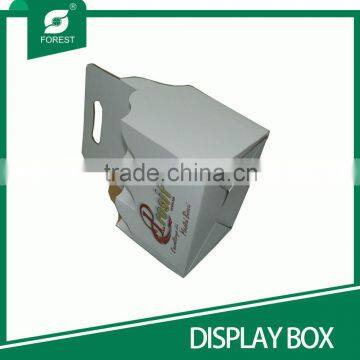 HOT SALE POPULAR BAR USE CORRUGATED DISPLAY BOXES FOR SIX BOTTLES BEER WITH HANDLE photo-6