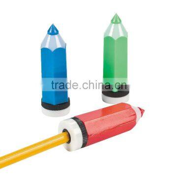 Factory High Quality Wholesales Cheap Funny New Design Single Hole Plastic Crayon Shaped Pencil Sharpeners For School and Office