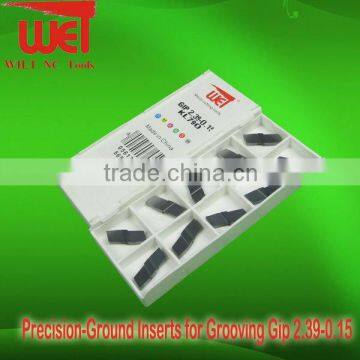 Precision-Ground Inserts for Grooving Gip 2.39-0.15