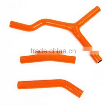 Top quality high performance motorbike color Silicone Radiator Hose Kit for KTM 125 200SX 200SX 03-06 orange