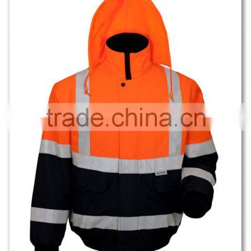 High Visibility mens waterproof Bomber Jacket