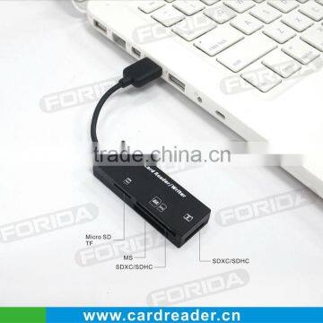 Classic type 4 slot Multi usb smart card reader