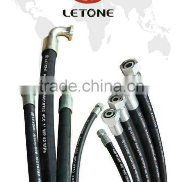 China maunfacture hydraulic rubber hose EN856 4SP