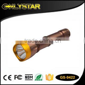 Onlystar GS-9422 aluminum xml r3 250lm new product bicyle light rechargeable led flash light torch