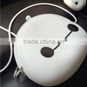 2015 hot baymax silicone shoulder bag with silicone chain                        
                                                Quality Choice