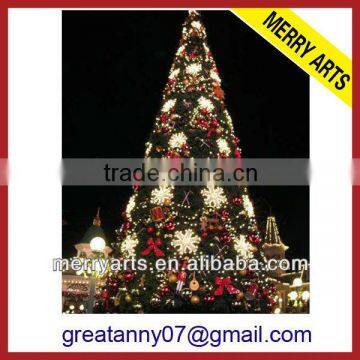 Alibaba Express custom outdoor giant christmas tree led decorated christmas tree for sale