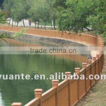 Outdoor and eco-friendly wood plastic composite WPC fence