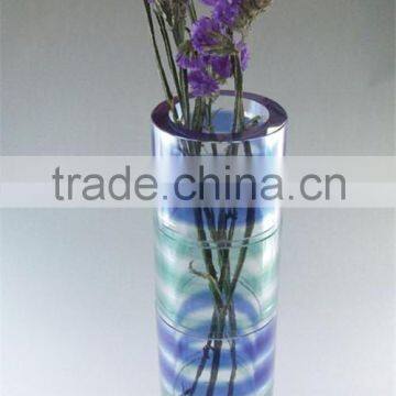 artificial glass home decor crystal flower vases for headstones