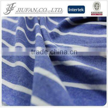 Jiufan Textile 2015 Hot Sale High Quality Polyester Cotton French Terry Fabric Yarn Dyed Fabric For Sweater