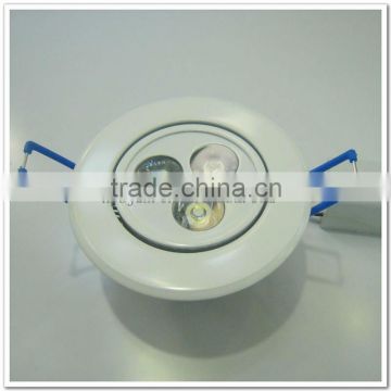 3W White paint high power led ceiling light