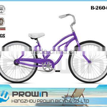 26" BEACH BIKE WITH COASTER BRAKE WOMEN CRUISER BIKE (B-26043)