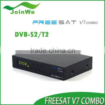 2016 Wholesale Original V7 Combo Dvb-s2 Dvb-t2 Digital Satellite Receiver Set Top Box Powerv Dre Biss Key