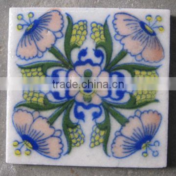 Blue Pottery Tiles For Fountains Borders