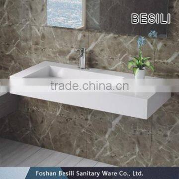 Solid surface sink stone
