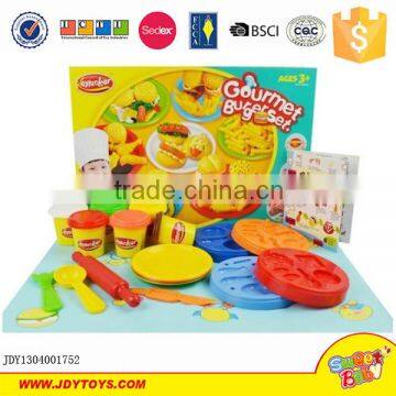 New product wholesale kids hamburger color play dough