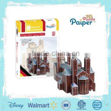 Speyer cathedral souvenir 3d building model custom puzzle