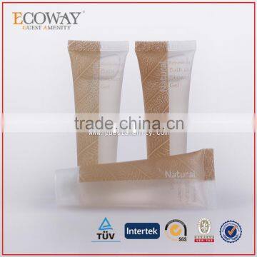 fashionable disposable shampoo tubes clear cheap shower gel tubes packing