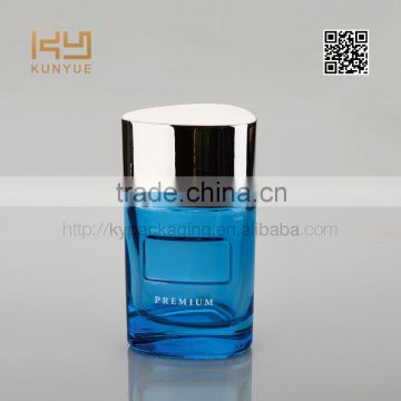 100ml empty blue perfume bottles