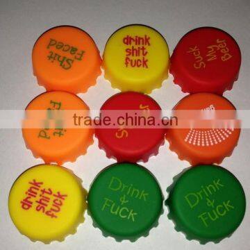 beer saver reusable silicone bottle cap, cheap beer bottle caps with custom logo